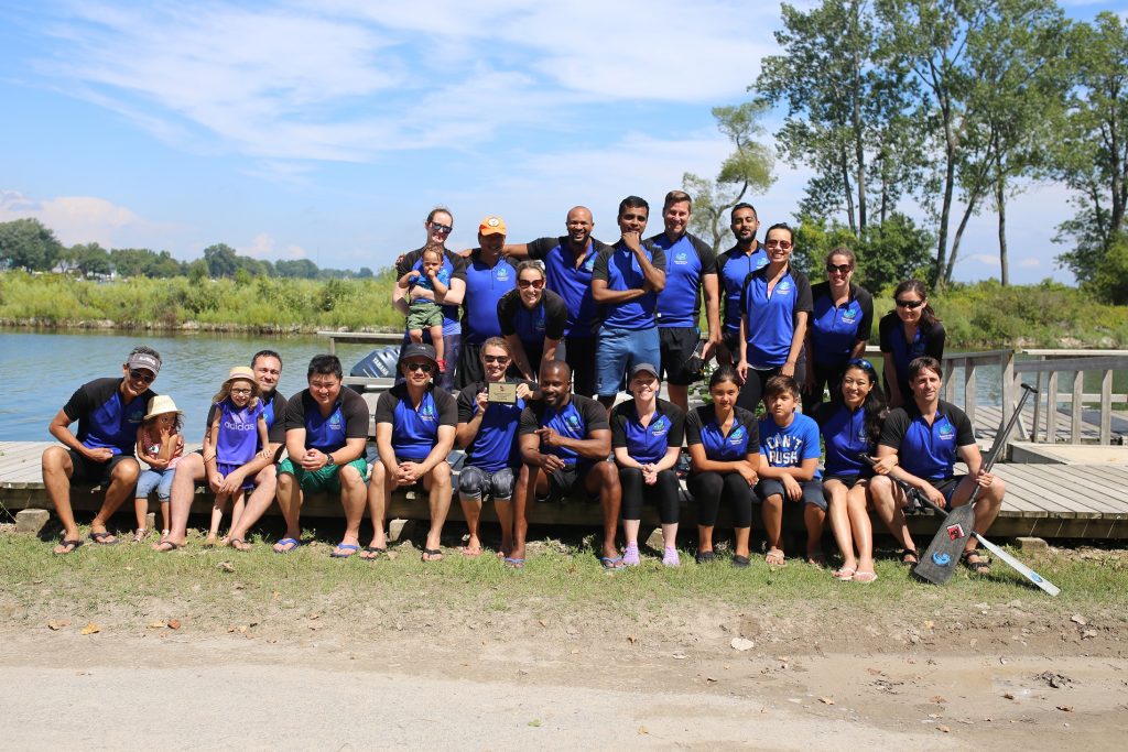 2017 Aquaholics dragonboat team